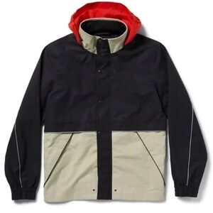 The Navigator Jacket in Natural and Navy